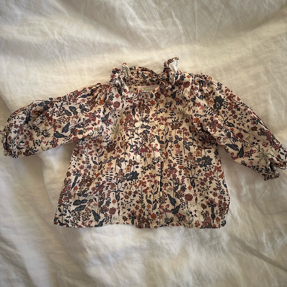 BONPOINT blouse, 6M